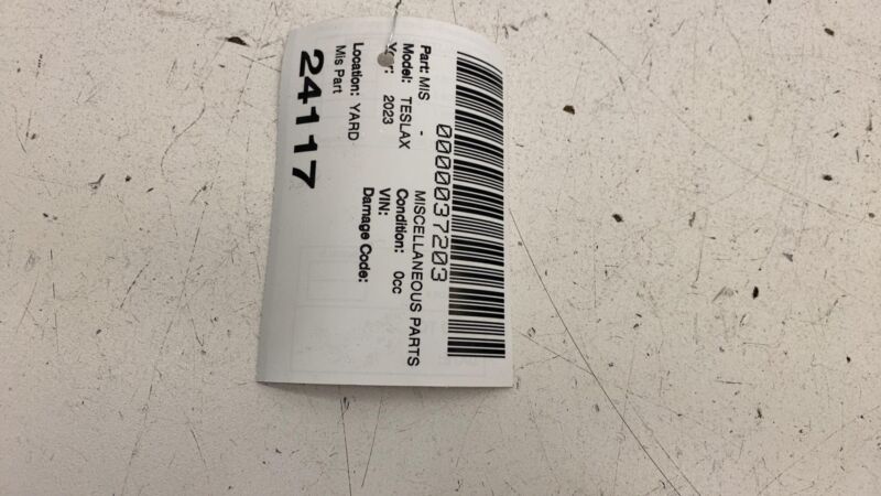 110513500F 2021-2024 Tesla Model X Passenger Side Spine Plastic Race Track Trim Panel Right