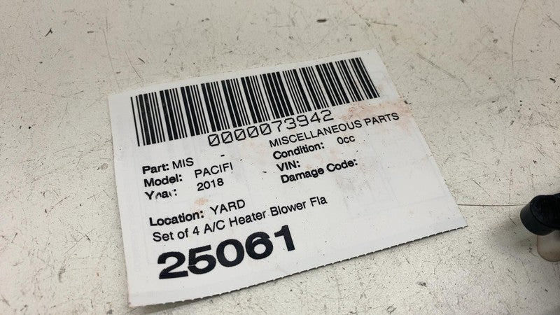 16478544 ⭕ 2017-2024 Pacifica Set of 4 A/C Heater Blower Flap Actuator 16478544/16478545