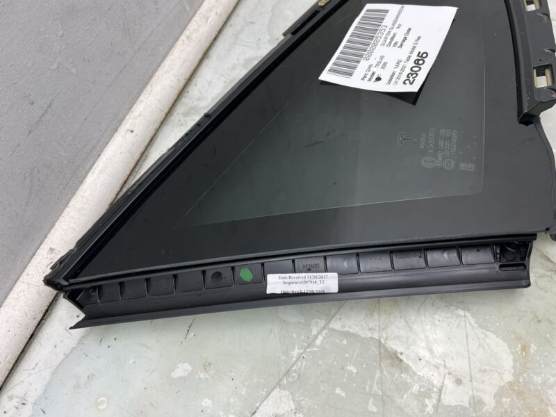 2016-2021 Tesla Model S Rear Driver Side Quarter Window Glass Left LH 43R-008010