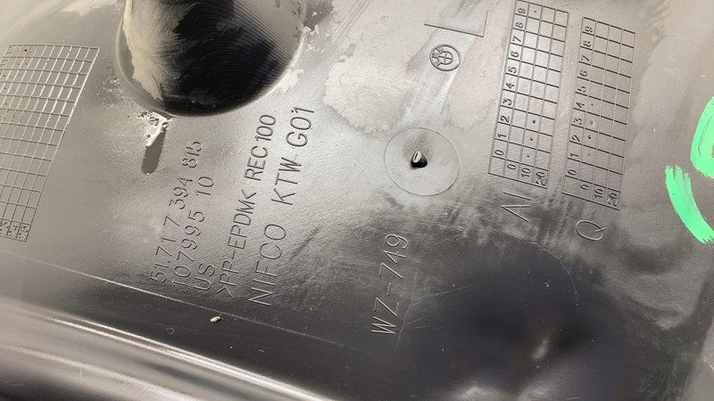 51717394815 ⭕ 18-24 BMW X3 X4 Front Left Forward Inner Fender Liner Splash Shield 10799510