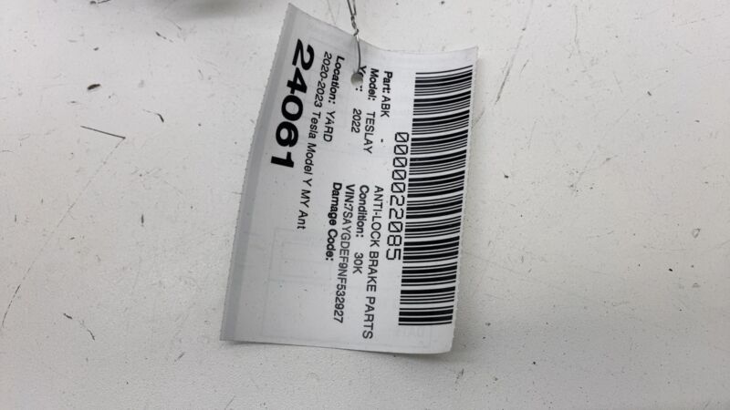2020-2023 Tesla Model Y MY Anti-Lock Brake System ABS Pump Module Unit Assembly