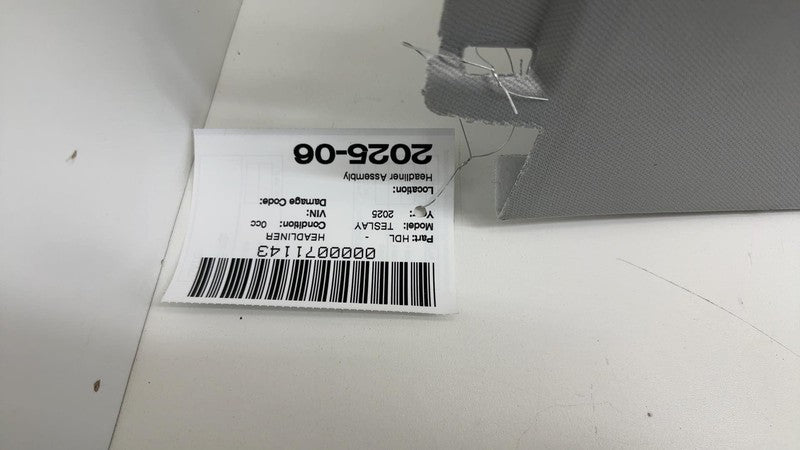 ⭕ 2025 Tesla Model Y MY Front & Rear Roof Headliner Ceiling Frame Trim