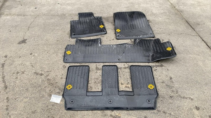PT00818683-A ⭕ 22-25 Rivian R1S Front & Rear Floor All Weather Carpet Cover Mat PT00818683-A