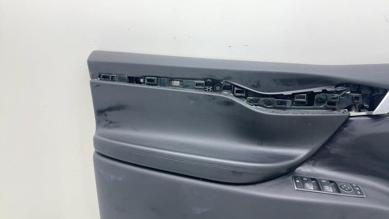 ⭕ 16-20 Tesla Model X Front Driver Side Interior Door Panel Trim Card