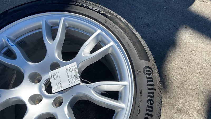 2021-2023 Tesla Model S PAIR of Rear Wheel Rim 19" w/ Continental Tire 285/40R19