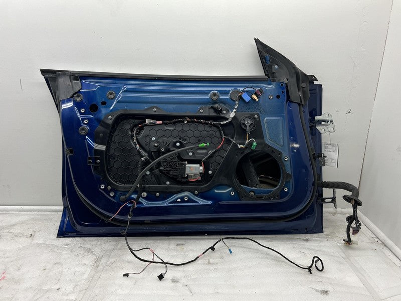 1081421-E0-C ⭕ 2017-2020 Tesla Model 3 Front Door Shell Panel Left Blue - PPSB 1081421-E0-C