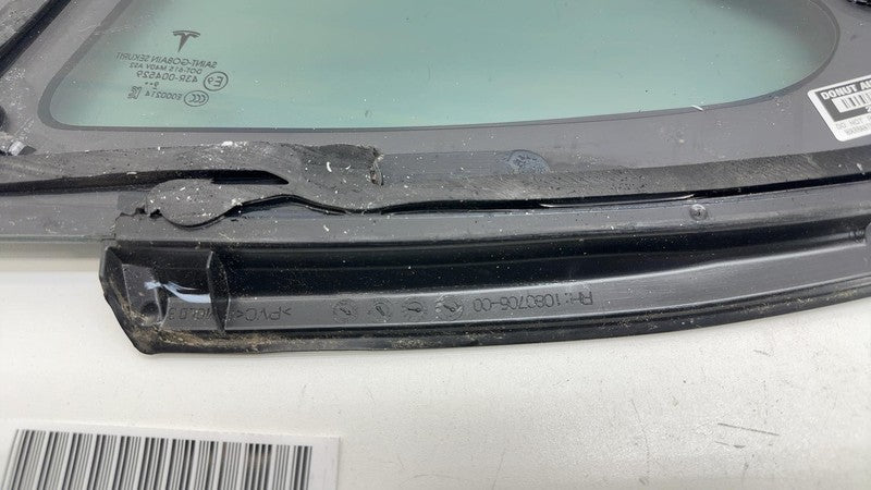 1080706-00 ⭕ 2017-2020 Tesla Model 3 M3 Rear Right Quarter Fixed Window Glass RH 1080706-00