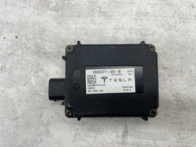1005371 00 B 12-20 Model S X Homelink Computer Garage Door Opener Control Module 1005371-00-B