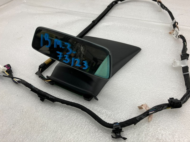 ⭕ 2017-2022 Tesla Model 3 M3 Front Interior View Mirror & Triple Camera w/ Cover