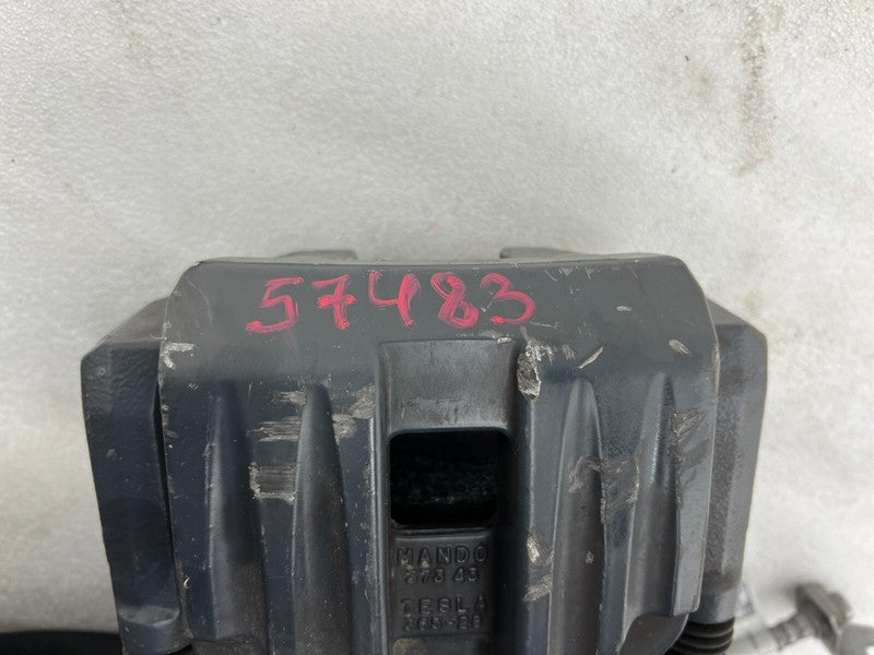 ⭕ 16-20 Model S MS Rear Driver Side Brake Caliper w/ Hose Line Left 10