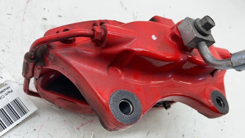 ⭕ 2012-2015 Tesla Model S Rear Driver Side Caliper Red w/ Brake Hose L