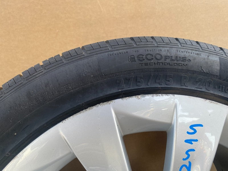 1027245 00 C 2016-2020 Tesla Model X 20" Wheel Rim 20x9.5 +40MM Continental Tire 275/45R20 x3