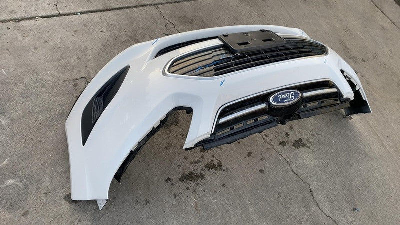 2017 Ford C-Max Front Bumper Cover Shell Panel w/ Grille & Emblem Whit