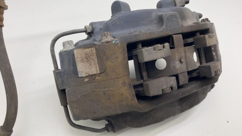 2012-2015 Tesla Model S MS Front Passenger Side Caliper w/ Brake Hose Line Right