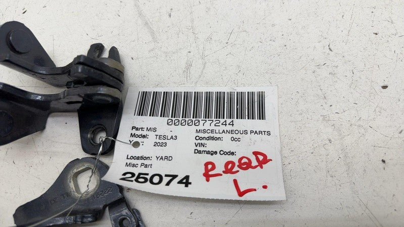 ⭕ 2017-2023 Tesla Model 3 M3 PAIR Rear Driver Side Upper & Lower Door Hinge Left