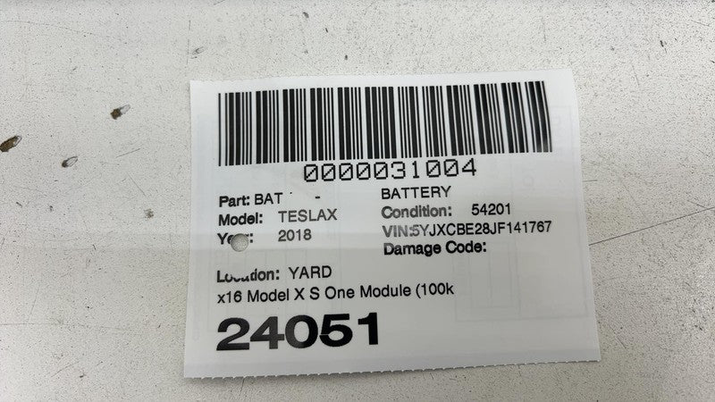 1116608 00 A ⭕ 2016-2020 Tesla Model S X HV Battery Module High Voltage 100kWH 1116608-00-A