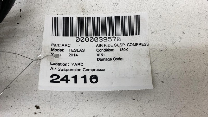 ⭕ 12-15 Tesla Model S Air Suspension Compressor Supply Unit w/ Bracket