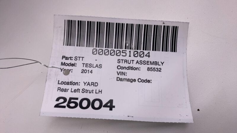 2012-2020 Tesla Model S Rear Left = Right Shock Strut Absorber & Coil Spring RWD