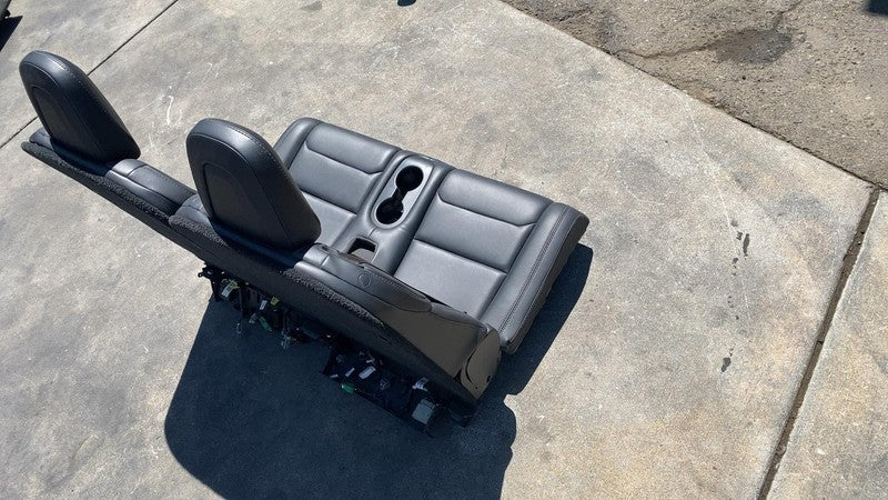 2016 2017 2018 2019 2020 Tesla Model X Rear 3rd Row Seat Leather Black