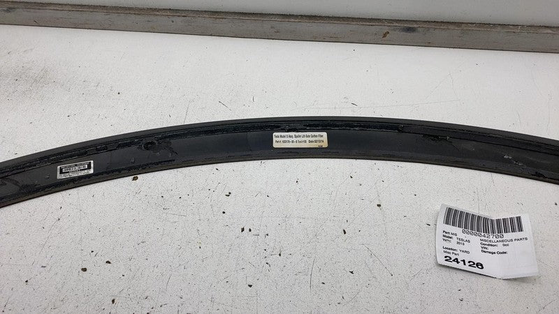 ⭕ 12-20 Model S Rear Trunk Liftgate Lid Spoiler Wing Carbon Fiber 1023