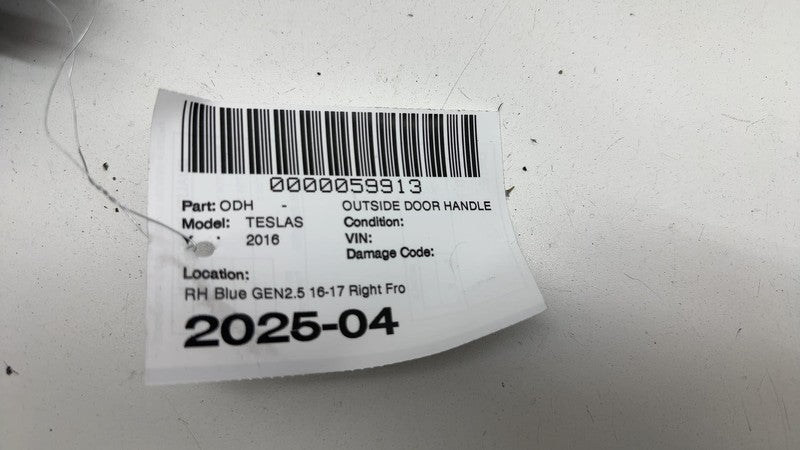 ⭕ 16-17 Model S Front or Rear Right Exterior Door Handle GEN 2.5 RH 10