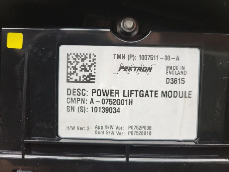 100761800E ⭕ 16-20 Model S Power Liftgate + Park Assist + Brake Control Module 1007618-00-E