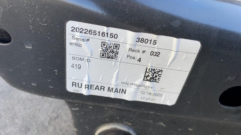 2017-2024 Chrysler Pacifica Rear Undercarriage Subframe Crossmember Cr