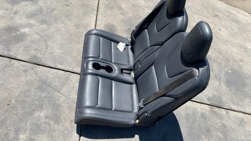 ⭕2016 2017 2018 2019 2020 Tesla Model X Rear 3rd Row Seat Leather Blac
