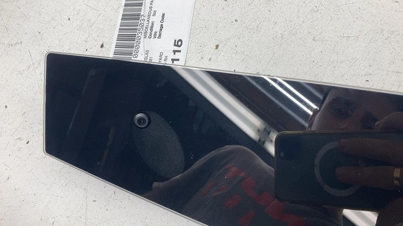 110043700E ⭕ 2017-2023 Tesla Model 3 Left B-Pillar Applique Glass Trim Molding 1100437-00-E