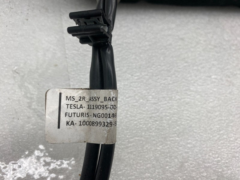 ⭕2016-2020 Tesla Model S Rear Left & Center 2nd Row Seat Upper Back Re