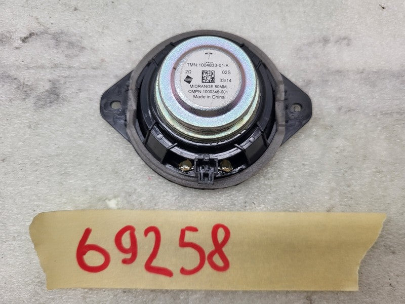 100483301A ⭕ 12-20 Model S Front Dashboard Sound Mid-Range Audio Speaker 80MM 1004833-01-A