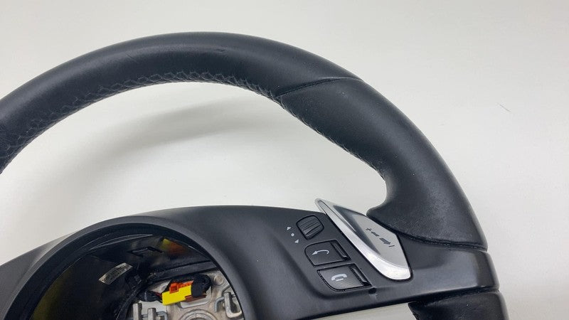 2011-2014 Porsche Cayenne Front Driver Steering Wheel w/ Control Switches Black