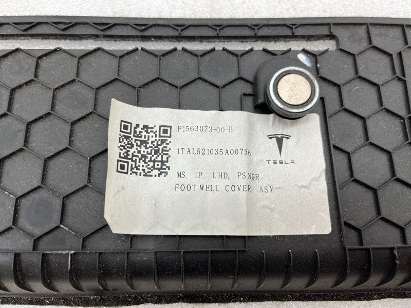 1563073 00 B ⭕ 21-25 Model S MS Front Passenger Footwell Trim Cover with Speaker 1563073-00-B