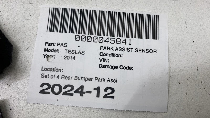 ⭕ 2012-2015 Tesla Model S Rear Bumper Park Assist Sensor 1014388-05-A