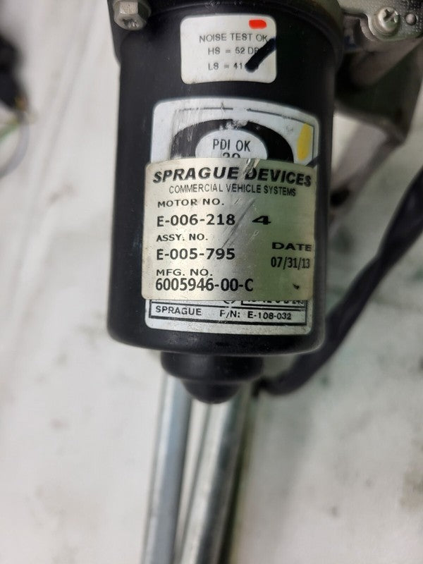 6005946 00 C ⭕ 12-20 Model S MS Front Windshield Wiper Motor & Linkage w/ Module 6005946-00-C