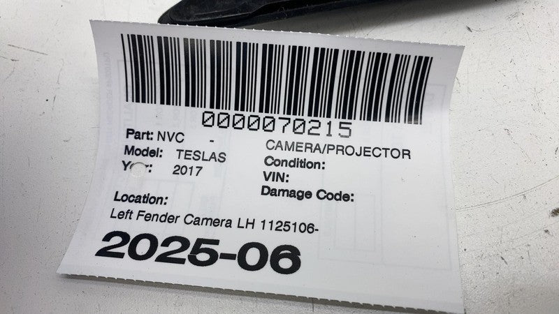112510699A ⭕16-20 Model 3 S X Front Left Fender Camera Turn Signal Side Marker 1125106-99-A
