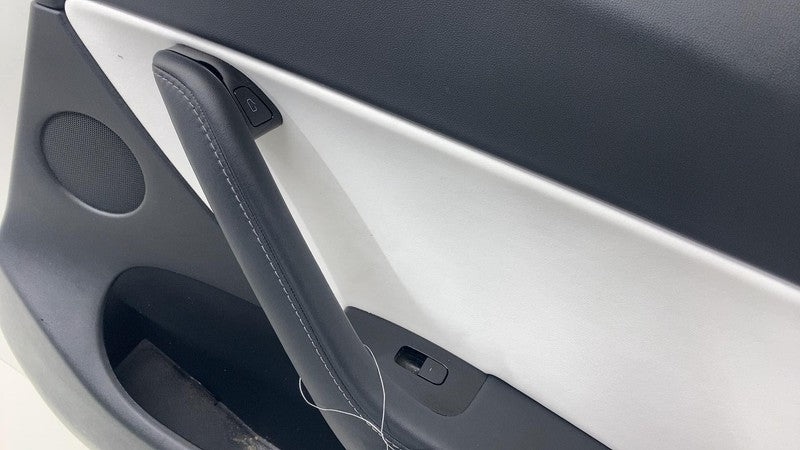 ⭕ 20-24 Tesla Model Y Rear Door Panel Trim Card Black Right -White 149