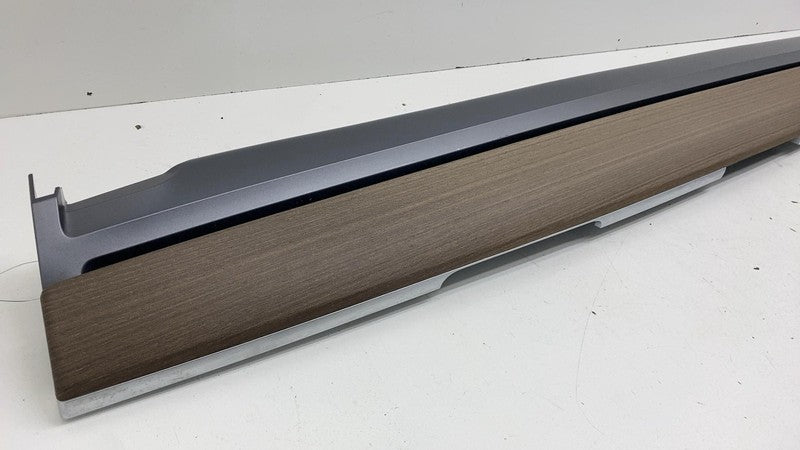 ⭕ 20-24 Model Y MY Dashboard Wood Instrument Panel Cover Trim Bezel 16