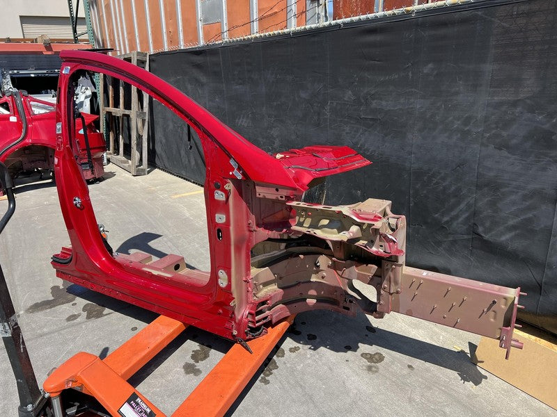 2016-2020 Tesla Model X Right A + B Pillar Door Frame & Quarter Structural Cut