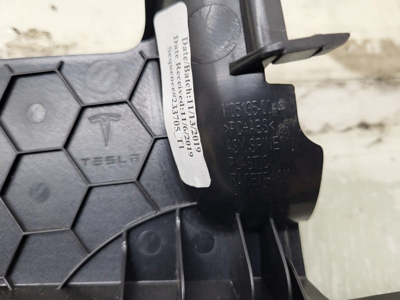 110513500E ⭕16-20 Tesla Model X Rear Right Spine Plastic Race Track Trim Panel 1105135-00-E