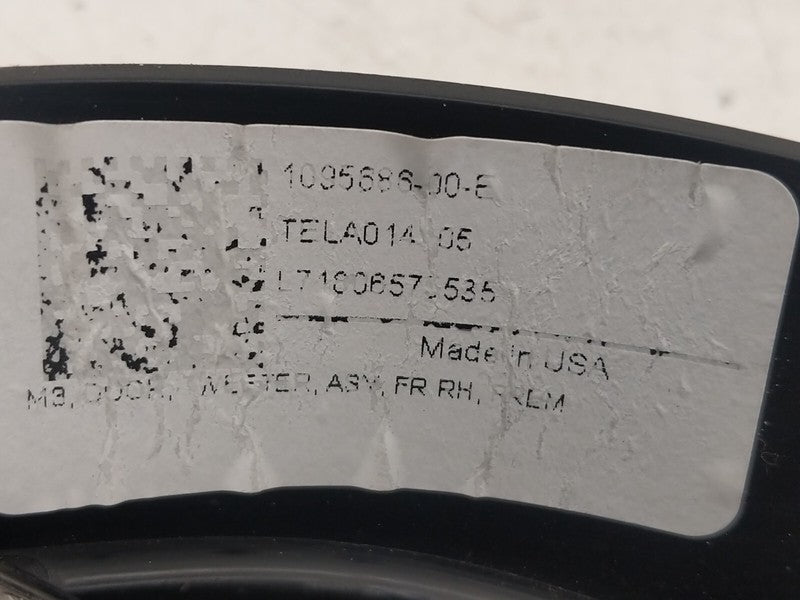 109568600E ⭕ 2017-2023 Tesla Model 3 Front Audio Tweeter & Speaker Cover Right 1095686-00-E