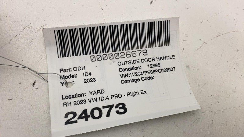 11K837812C ⭕2023 Volkswagen ID.4 Front Passenger Side Exterior Door Handle Right 11K837812C