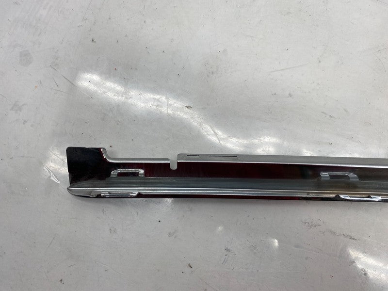 ⭕ 12-15 Tesla Model S Passenger Rocker Panel Bright Molding Sill Right (Metal)