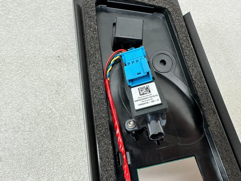 110043700E 2017-2023 Tesla Model 3 M3 Driver Side B-Pillar Applique Glass with Camera Left