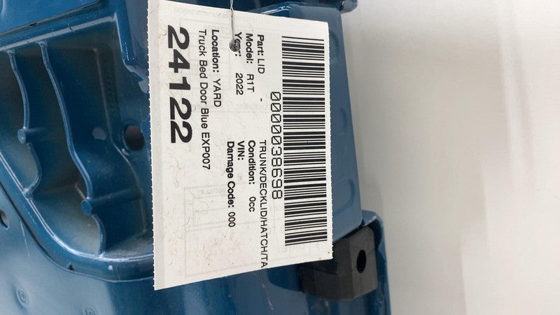 PT00000582-H ⭕ 2022-2024 Rivian R1T Truck Bed Door Tailgate Shell PT00000582H Blue - EXP007