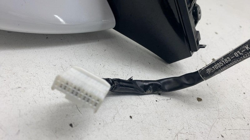 ⭕ 2021-2025 Model X Right Exterior Rear View Door Mirror White PPSW 10