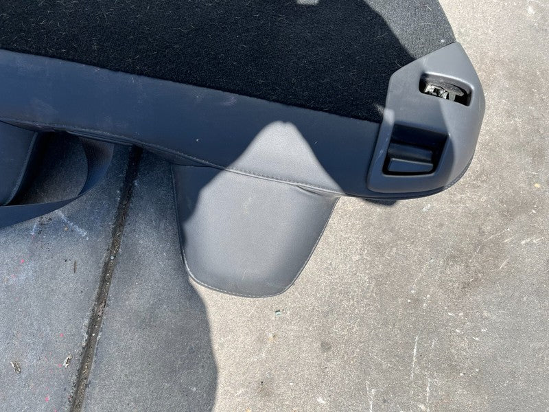2012-2015 Tesla Model S Rear 2nd Row Seat Upper Cushion w/ Bolster Leather Black