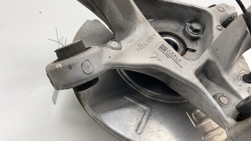 104441100G 2017-2023 Tesla Model 3 Rear Left Suspension Knuckle Spindle w/ Shield & ABS RWD
