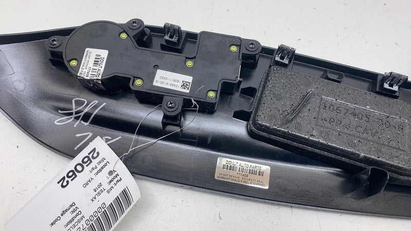 ⭕ 16-20 Tesla Model X Front Right Passenger Seat Adjust Switch Trim 10