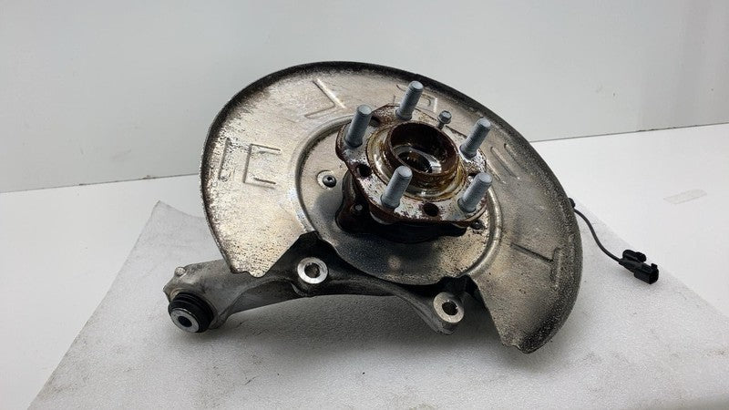 104412300B 2017-2023 Tesla Model 3 Rear Left Suspension Knuckle Spindle w/ Shield & ABS RWD